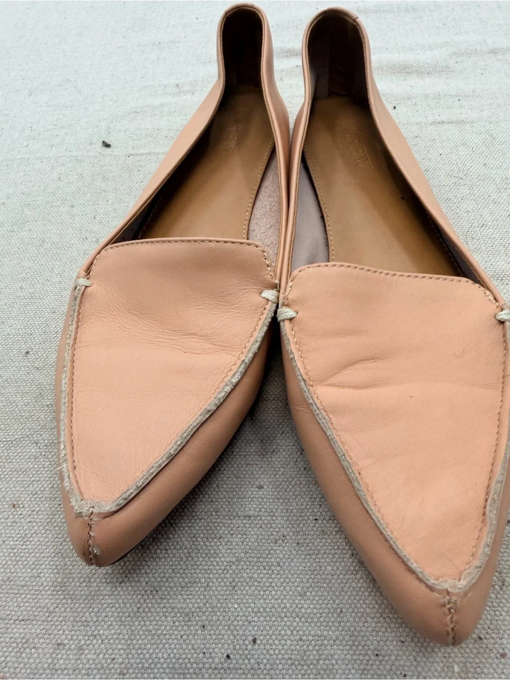 J. Crew Edie Leather Flat